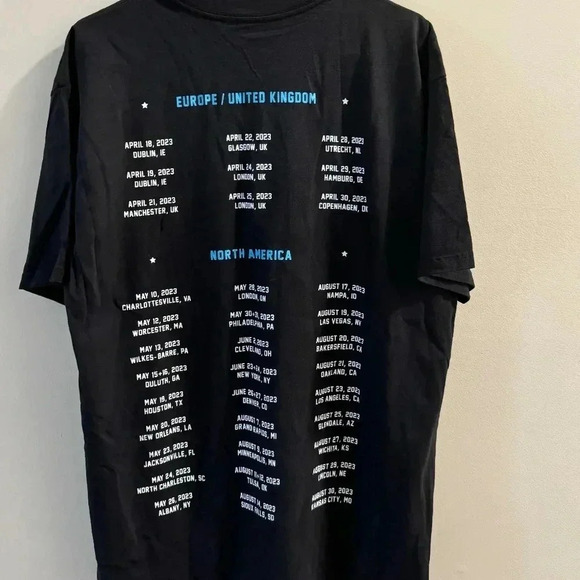Zach Bryan Shirt Burn Burn Burn Tour Official Merch Tee - Picture 2 of 4